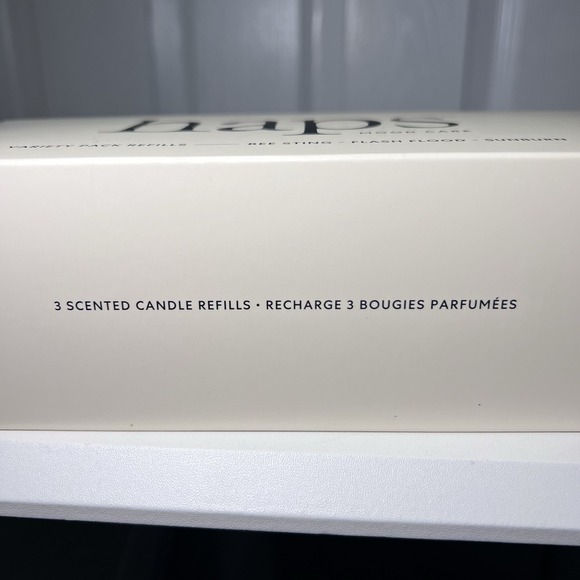 Haps Votive Set Of 3 Dented Candle Refills Mood Care New In Box - Picture 4 of 10